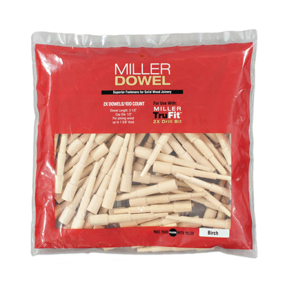 2X Miller Dowels, Wooden Dowels