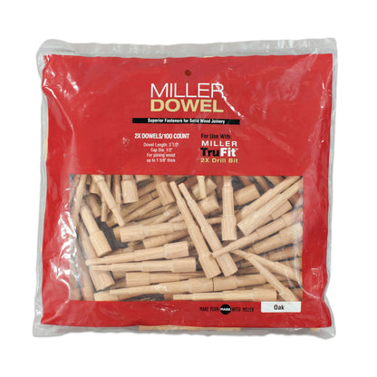 2X Miller Dowels, Wooden Dowels