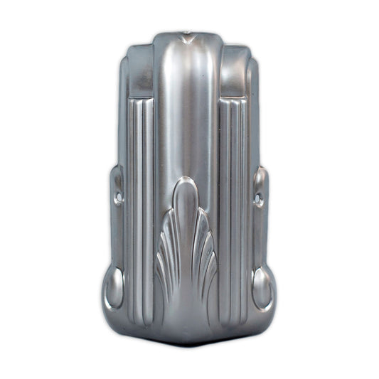 Casket Corner, Art Deco, Raw Steel