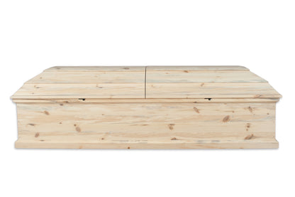 Casket Shell, American Heritage, Solid Pine