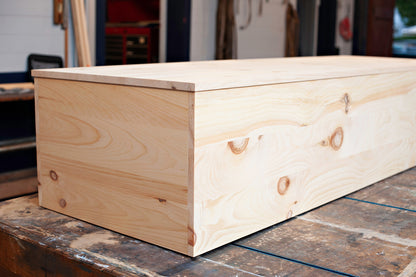 Casket Kit, Plain Pine Box (Shipping Included*)